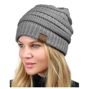 CC Winter Beanie Original Authentic Hat Lt. Gray